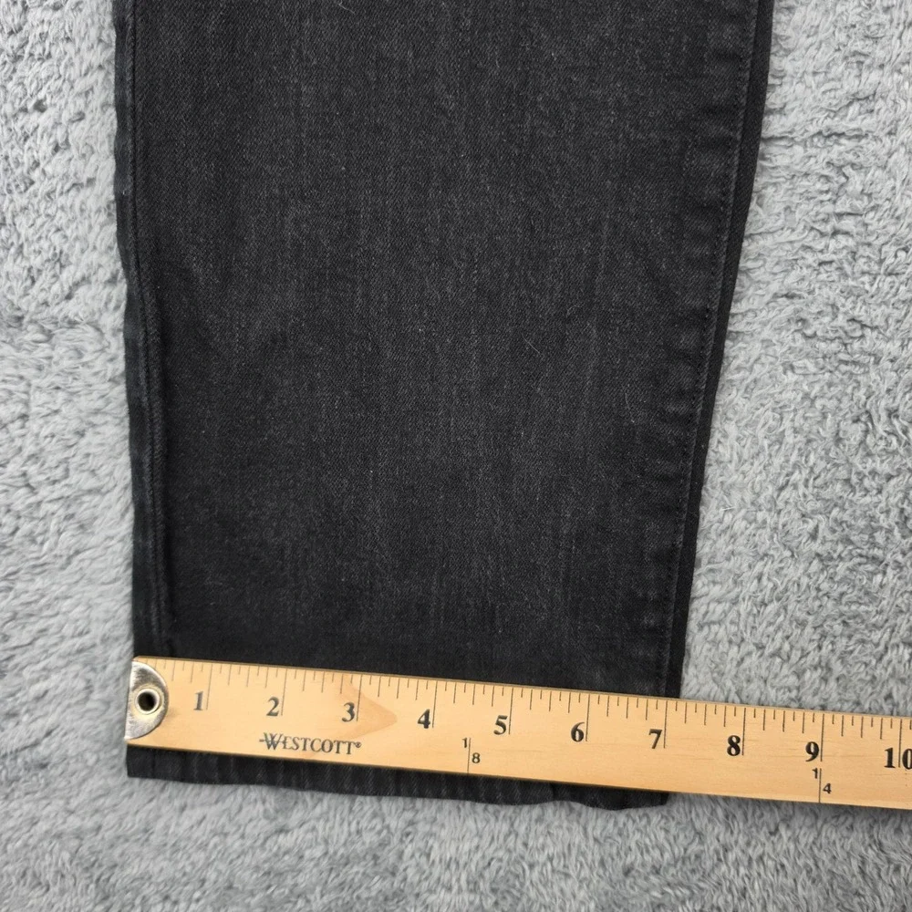 Polo Ralph Lauren Varick Slim Straight Jeans Mens 32x32 Black Faded Denim Pants